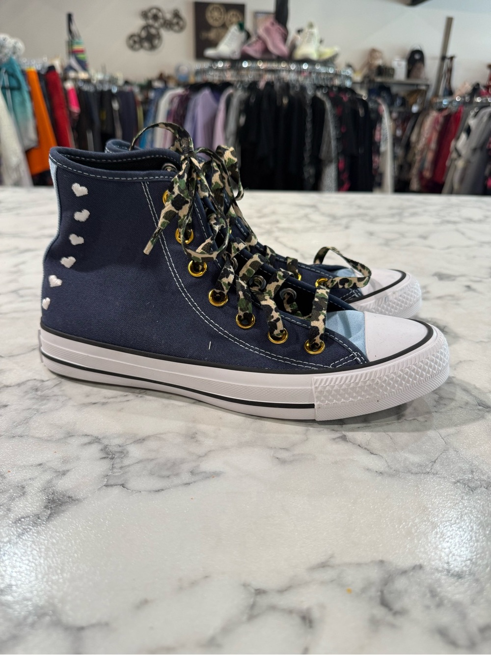 Converse Chuck Taylor All Star Airforce Wife High Tops, women’s size 6